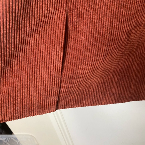 NWT, Abbot Elementary Men’s rust corduroy blazer/jacket.  lined, front pockets - Picture 9 of 12